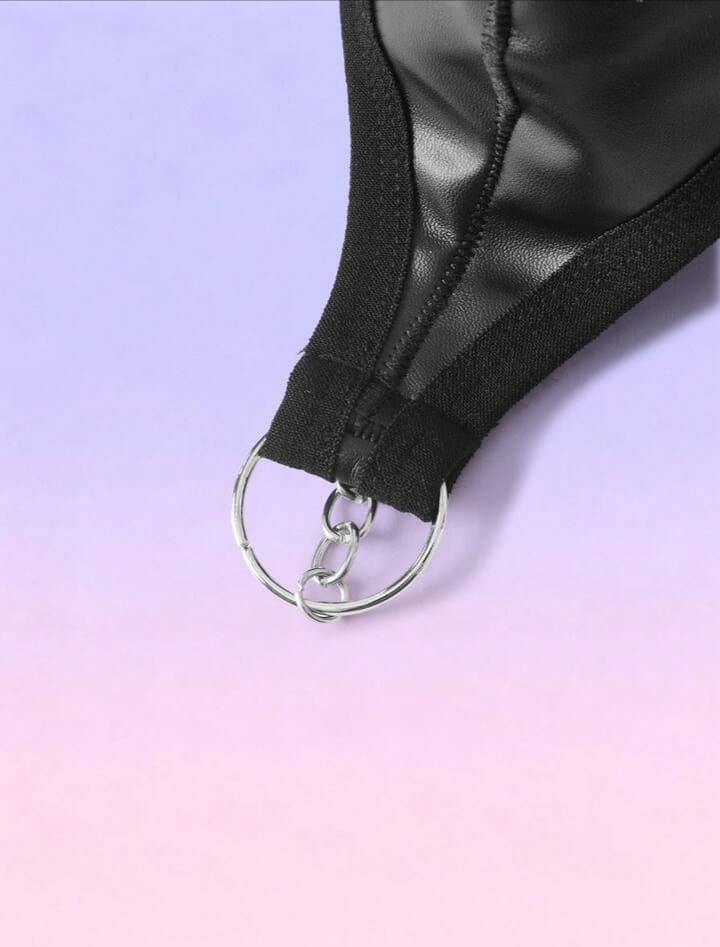 Midnight Chain Accent Thong